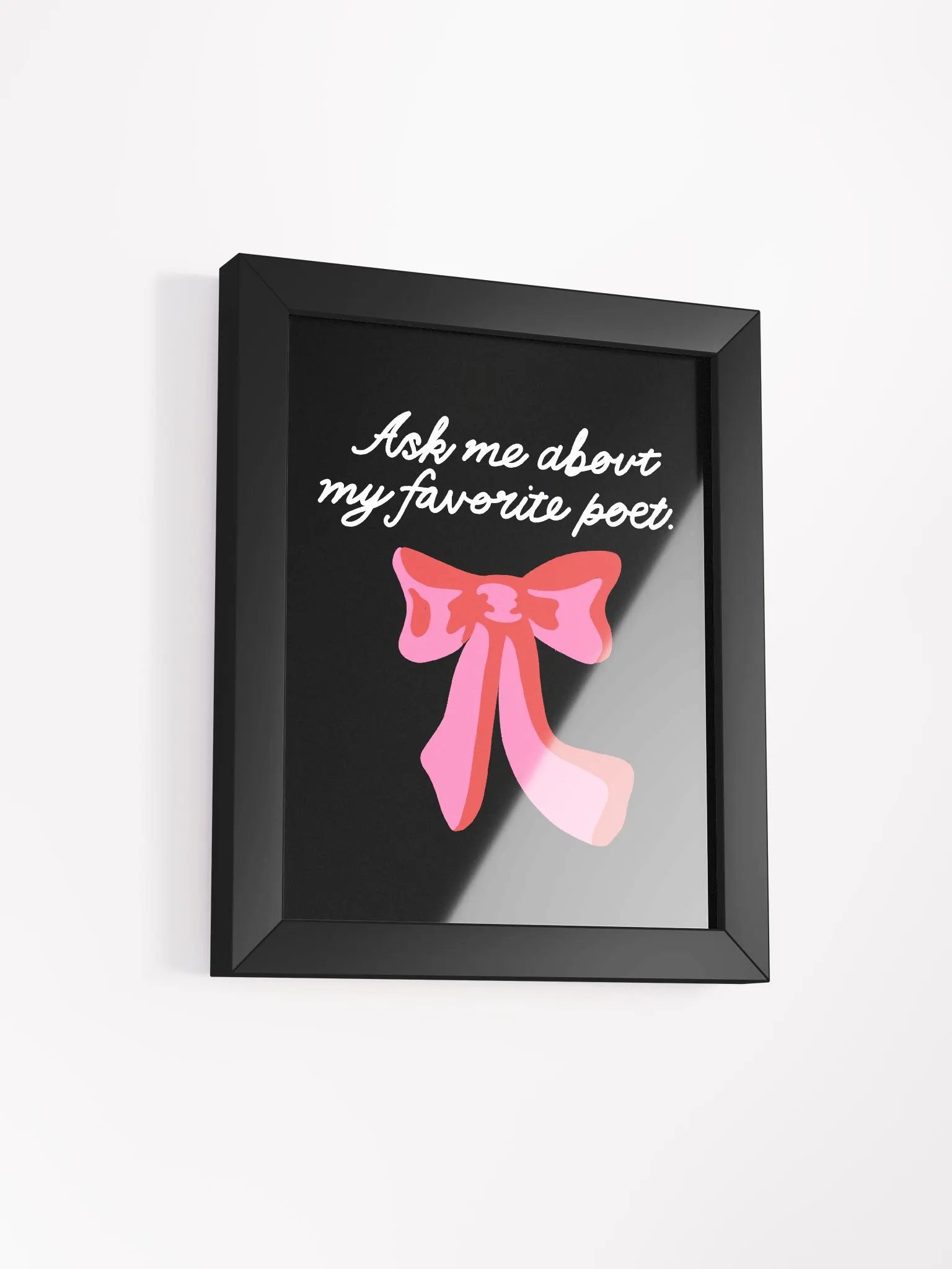 Ask Me Framed Art Print product image (2)