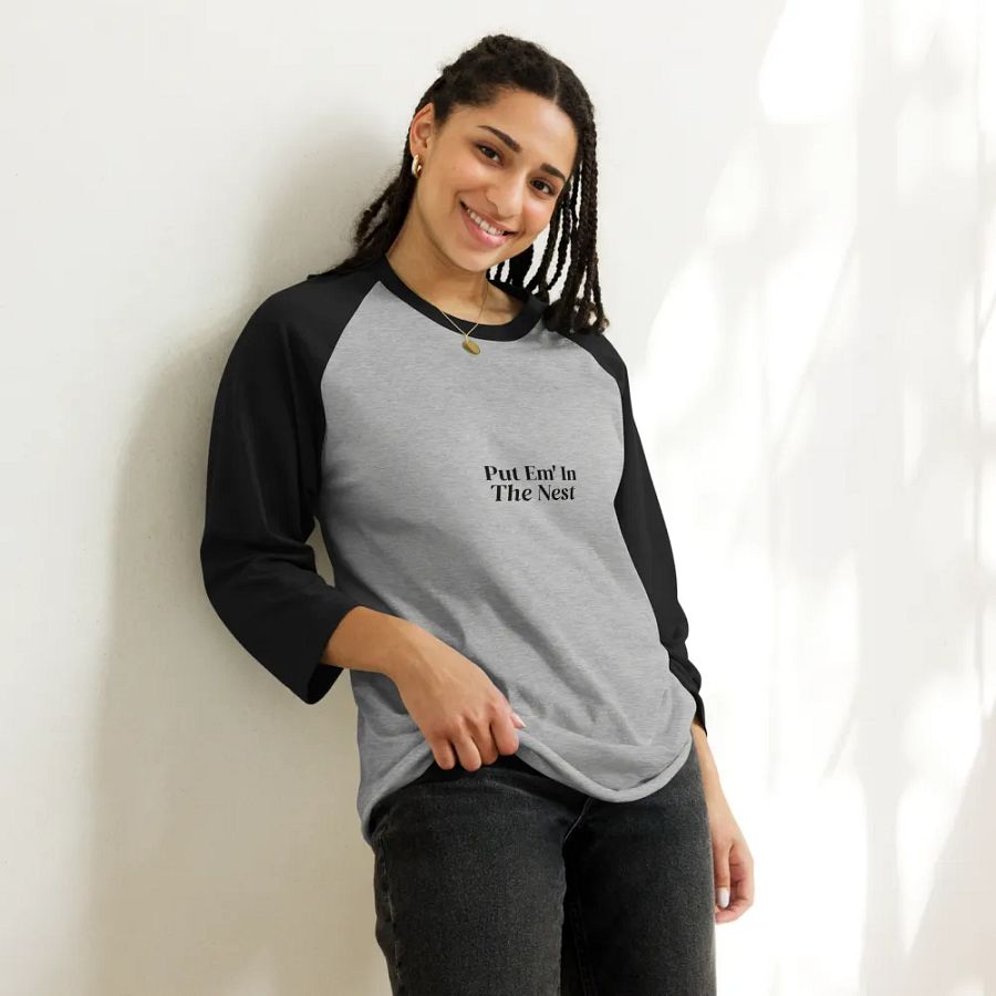 Put Em' In The Nest ¾ Sleeve Tee product image (10)