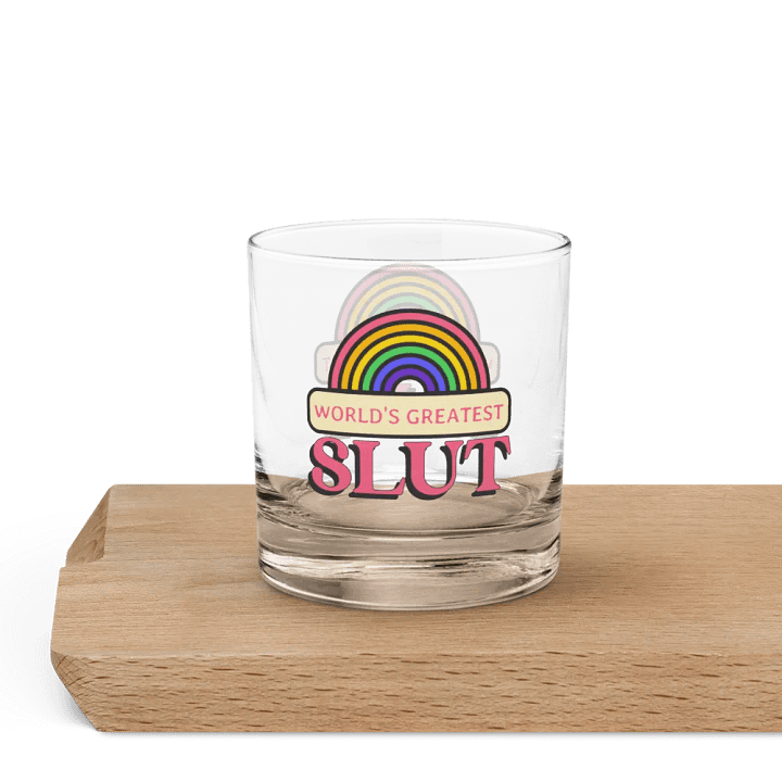 World's Greatest Slut rocks glass product image (2)