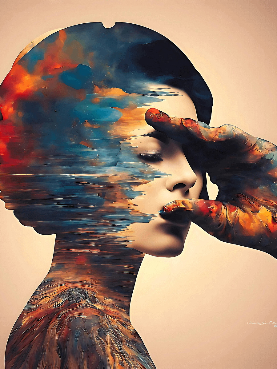 Understanding Women | Hand Off! | Canvas Artistic Painting product image (1)