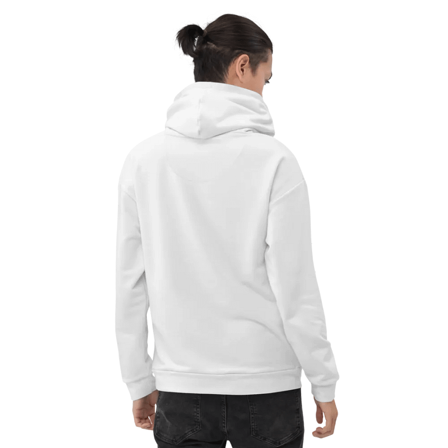 White Recycled Unisex Hoodie product image (12)