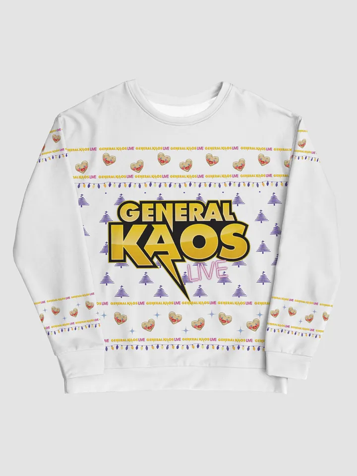 Ellie's Potato X-Mas Sweater - WHITE LIKE SNOWMAN! product image (1)