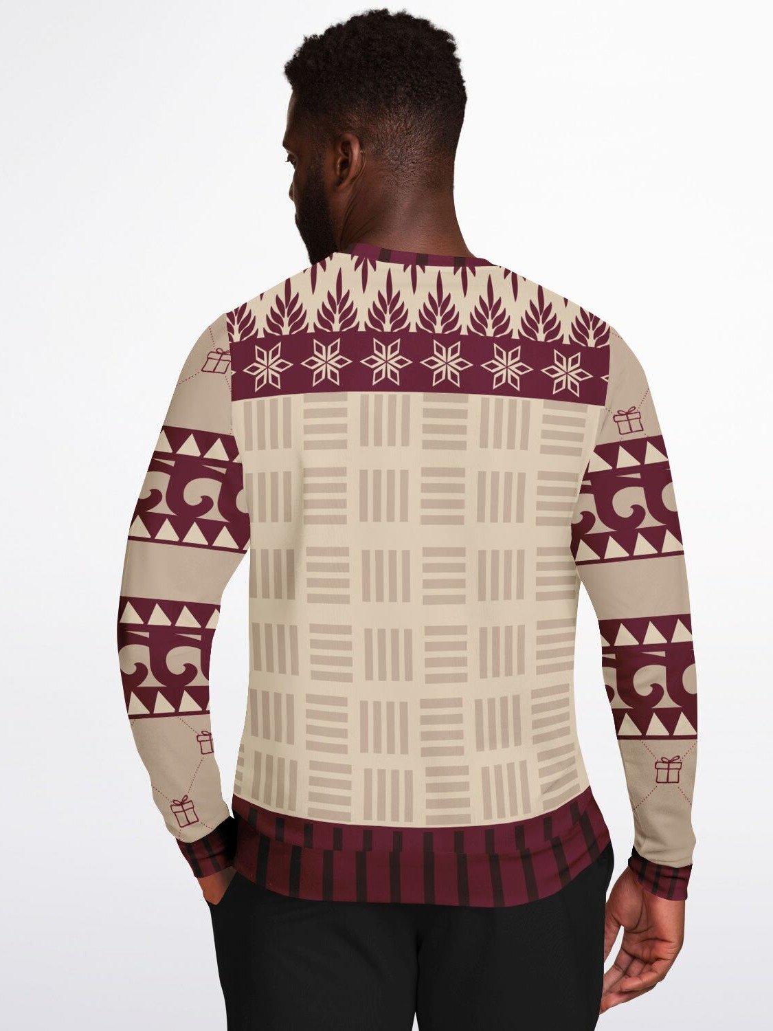 "I Do It for the Ho's" Naughty Christmas Sweatshirt | Funny Santa Graphic Holiday Sweater | Adult Humor Xmas Outfit product image (4)