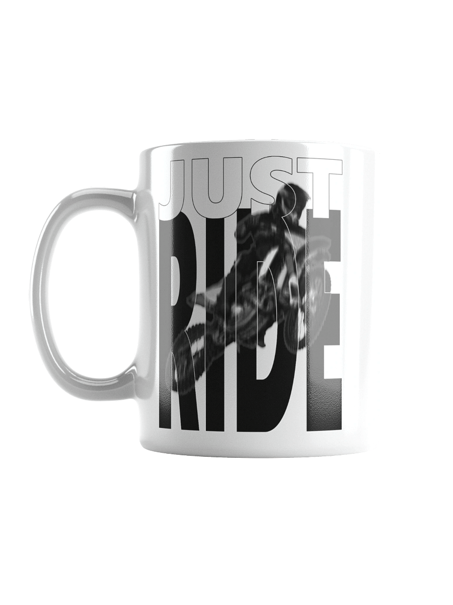 Just Ride | White Glossy Mug product image (3)