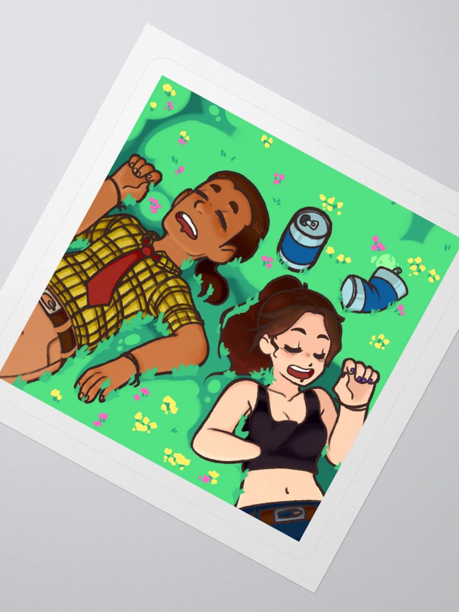 “Moment Before the Rot” – Crow + Layla Kisscut Sticker product image (2)