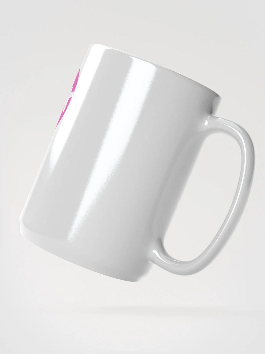 HOT BOX FAM TRANSPARENT BUBBLE GUM PINK LOGO COFFEE MUG product image (2)