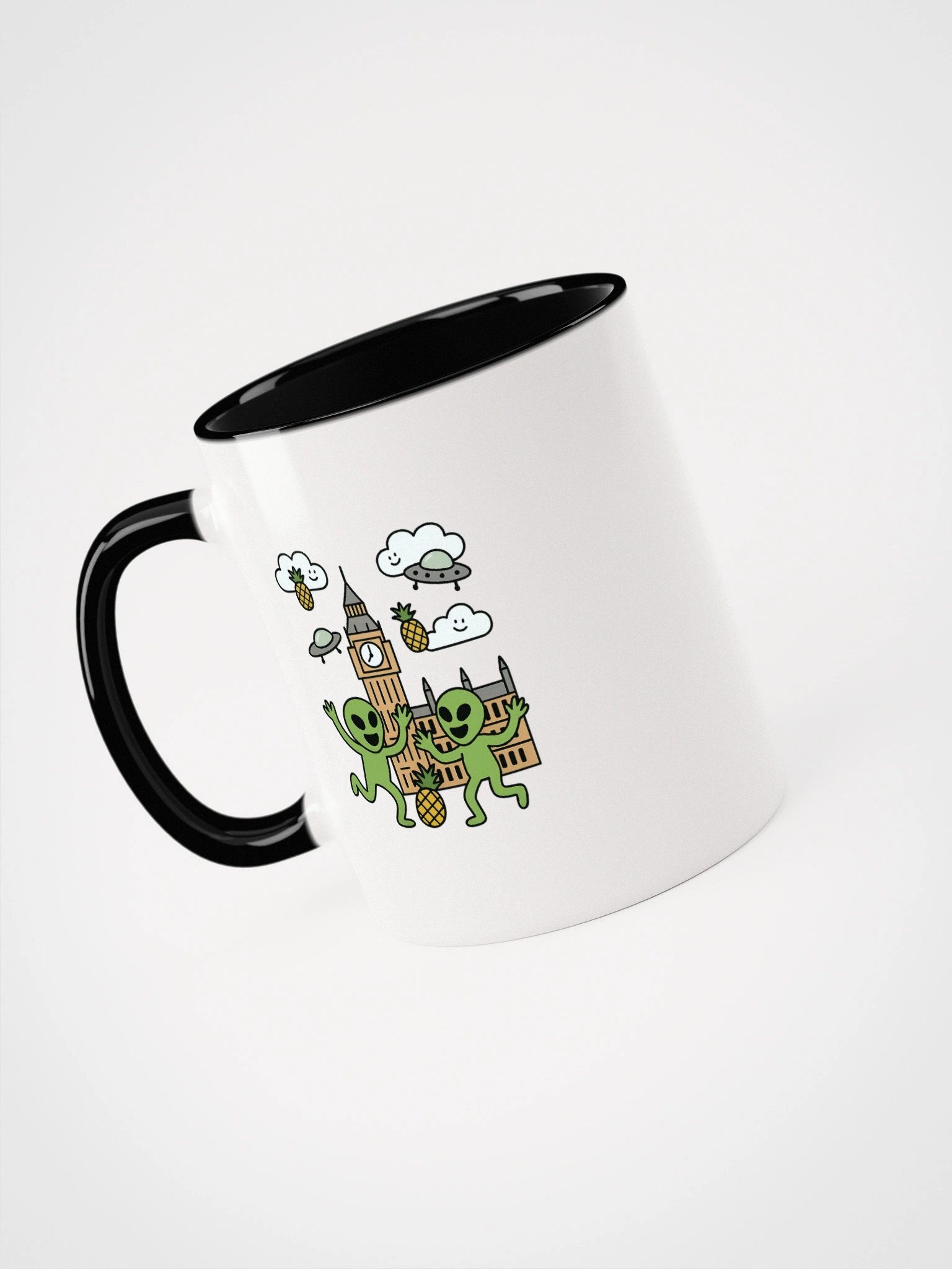 Martians Take London! Roswell Aliens at Big Ben Mug product image (32)