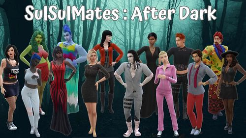 14 Occult Sims in a season isn't too many right?! 
Well, bring on the chaos, this is the STUNNING cast of #SulSulMates After ...