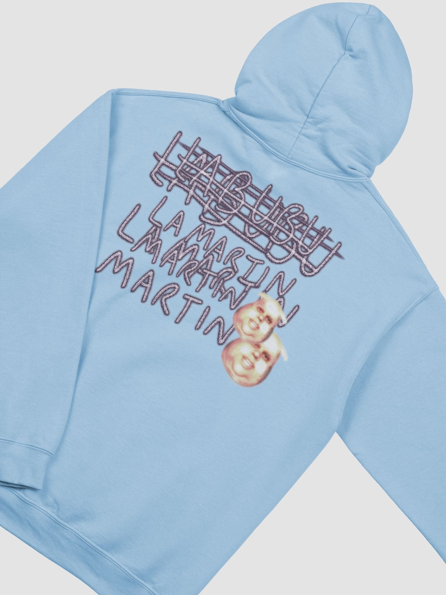 PINK LAMARTIN MARTIN BLUE HOODIE product image (4)