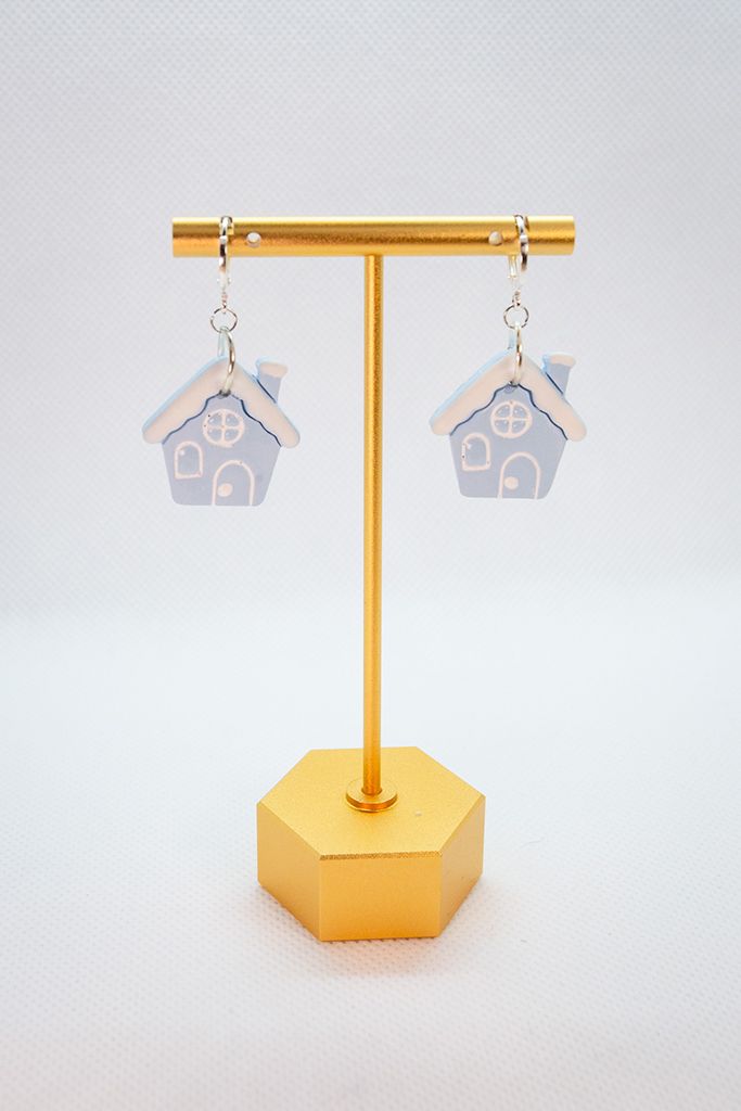 Pastel Gingerbread House: Blue product image (1)