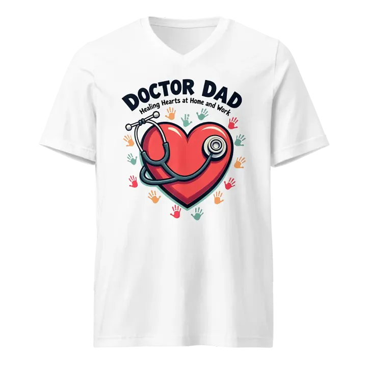 Healing Hearts, Doctor Dad V-Neck Tee product image (1)
