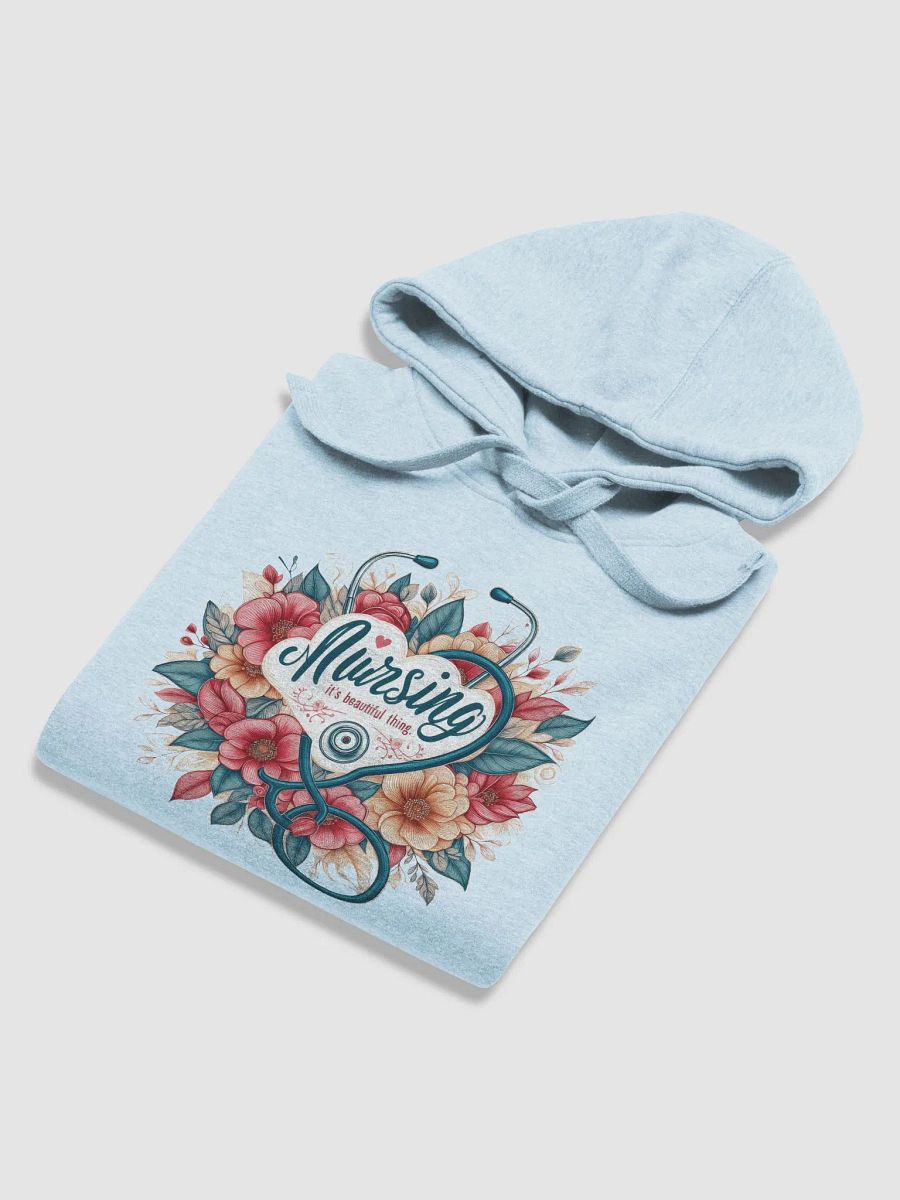 Floral Nursing Heart Unisex Hoodie product image (68)