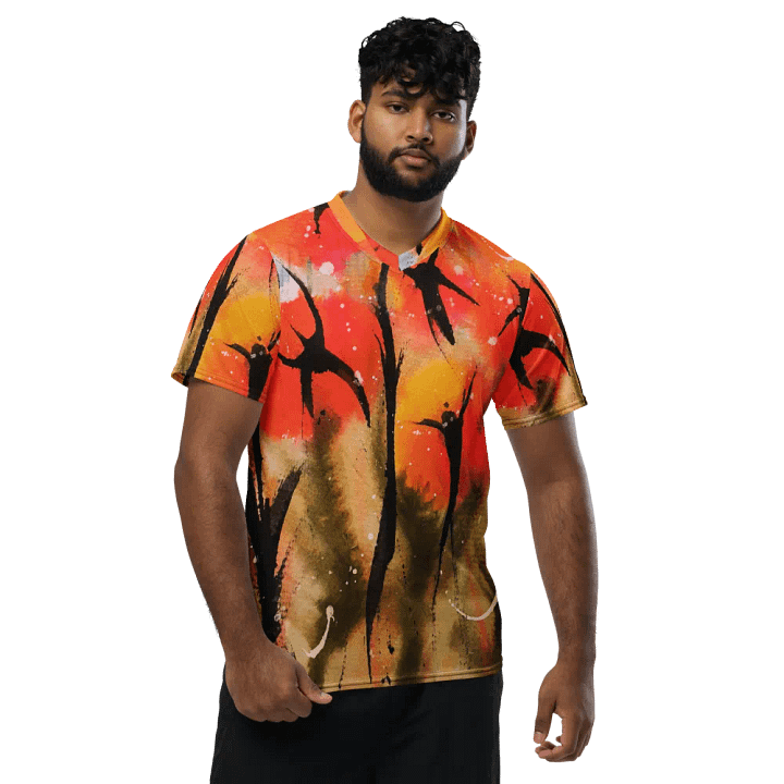 orginal abstract watercolour painting printed on tshirt product image (1)