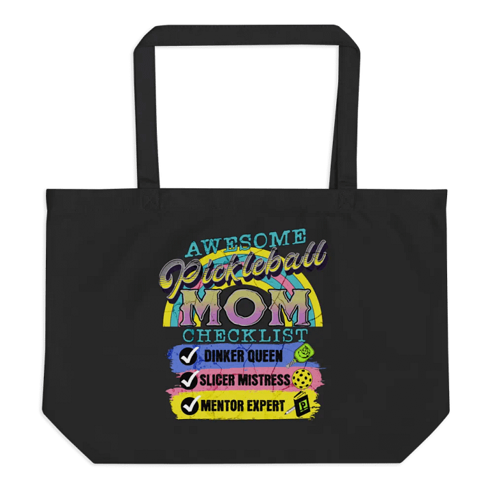 Mom Checklist Pickleball Tote Bag product image (1)