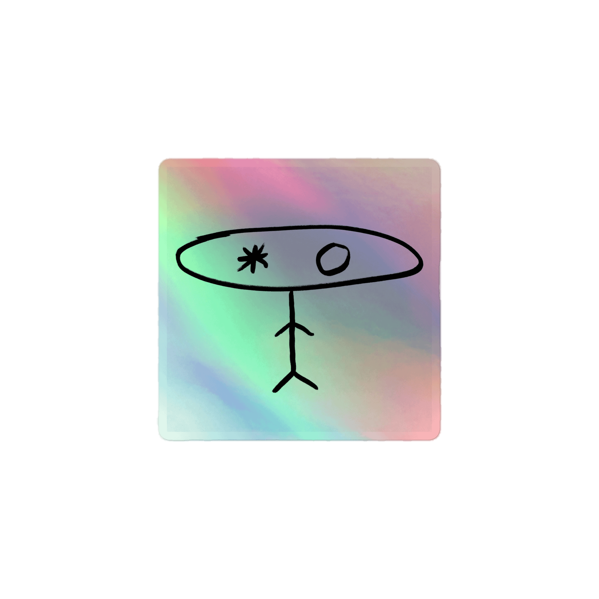 All For Nothing (sticker - holographic) product image (1)