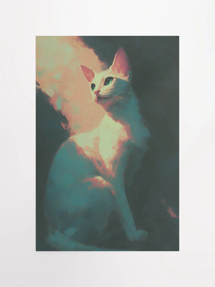 Illuminated Feline Majesty Poster product image (8)
