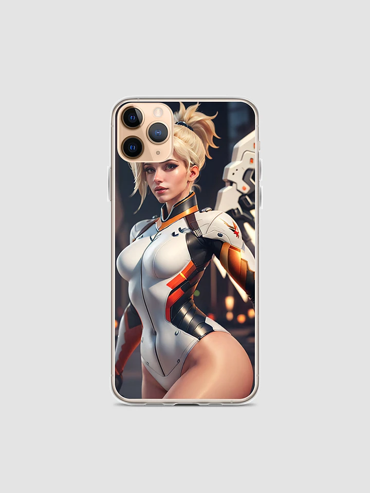 Mercy Overwatch Inspired iPhone Case - Fits iPhone 7/8 to iPhone 15 Pro Max - Heroic Design, Durable Protection product image (1)