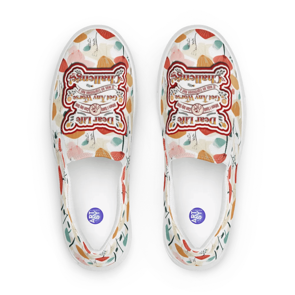 Funny Life Quote All Over Print Shoes product image (5)