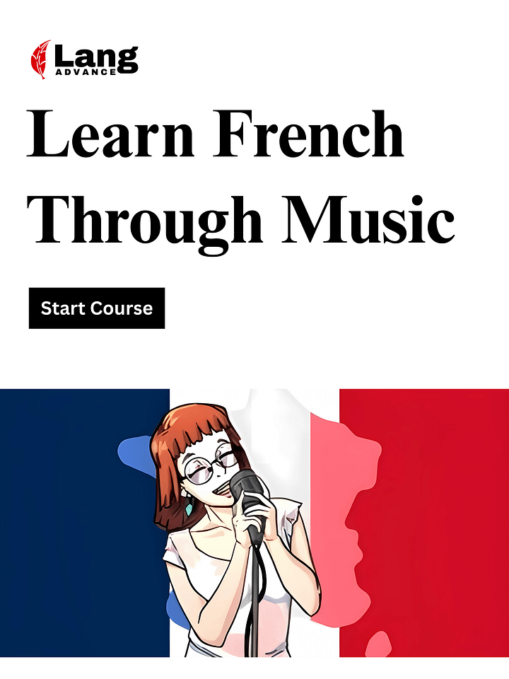 learn French language - learning french simply through music product image (1)