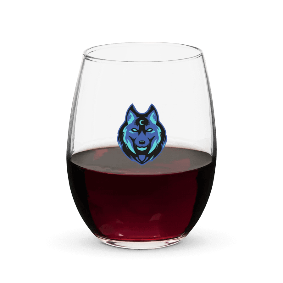 Mystic Wolf Stemless Wine Glass product image (5)