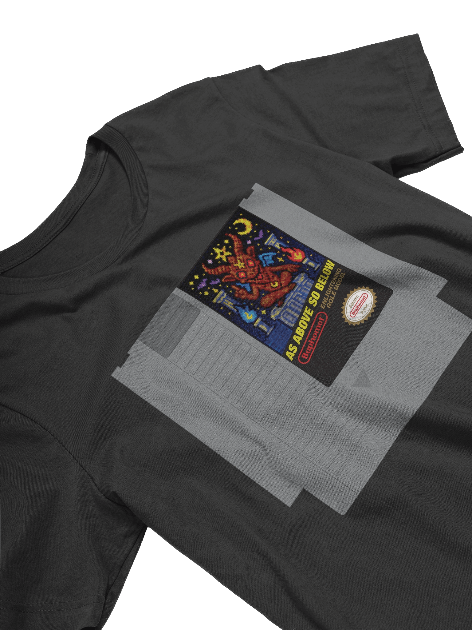 Baphomet: 8-Bit Boss Tee product image (27)