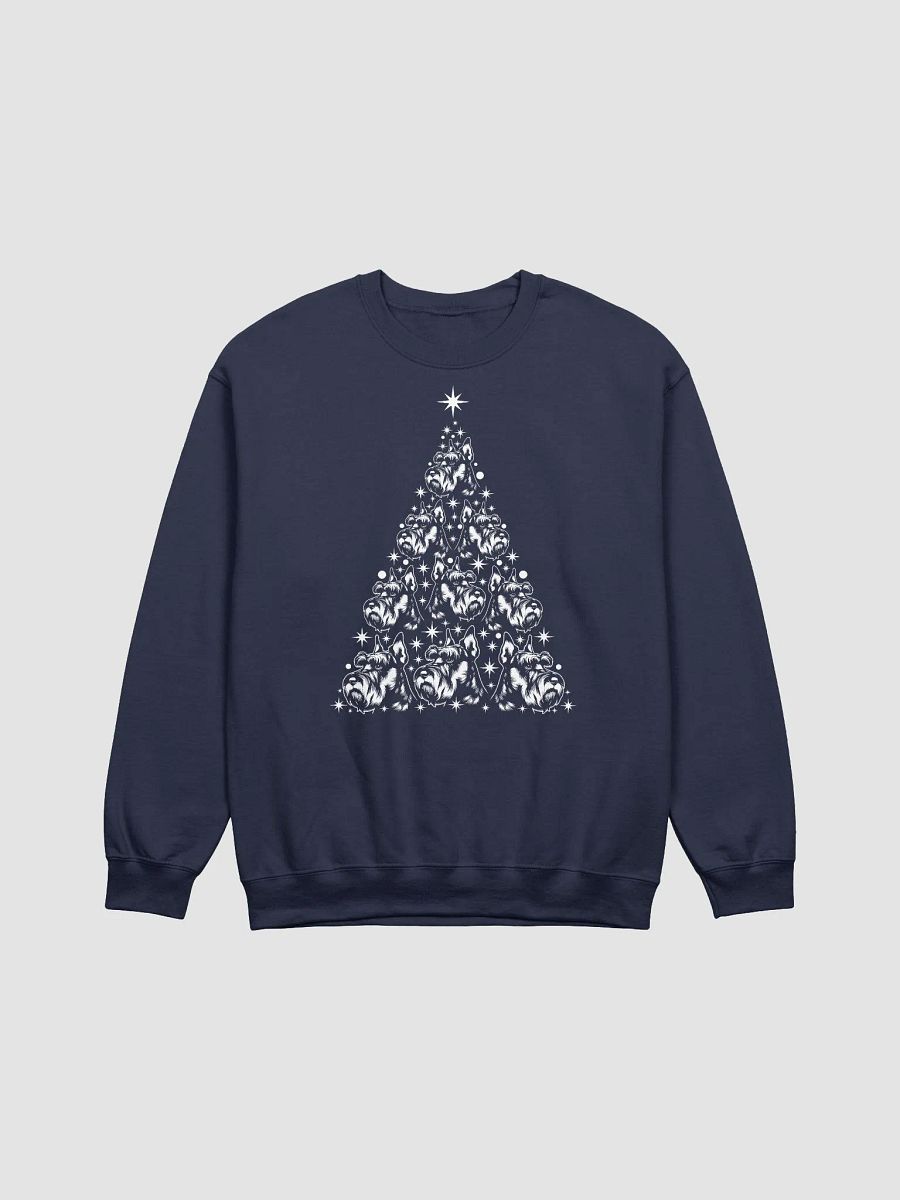 Schnauzer Christmas Tree Sweatshirt Design for Schnauzer Paw-rents product image (17)