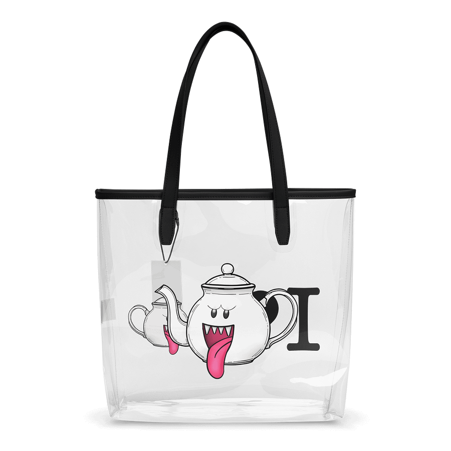 I Love Boo-Tea Clear Tote Bag product image (2)