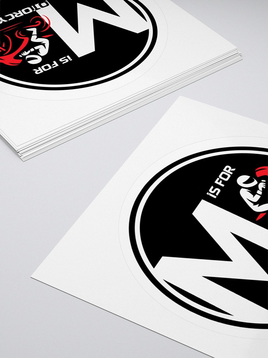 M is for Motorcycle Sticker product image (4)