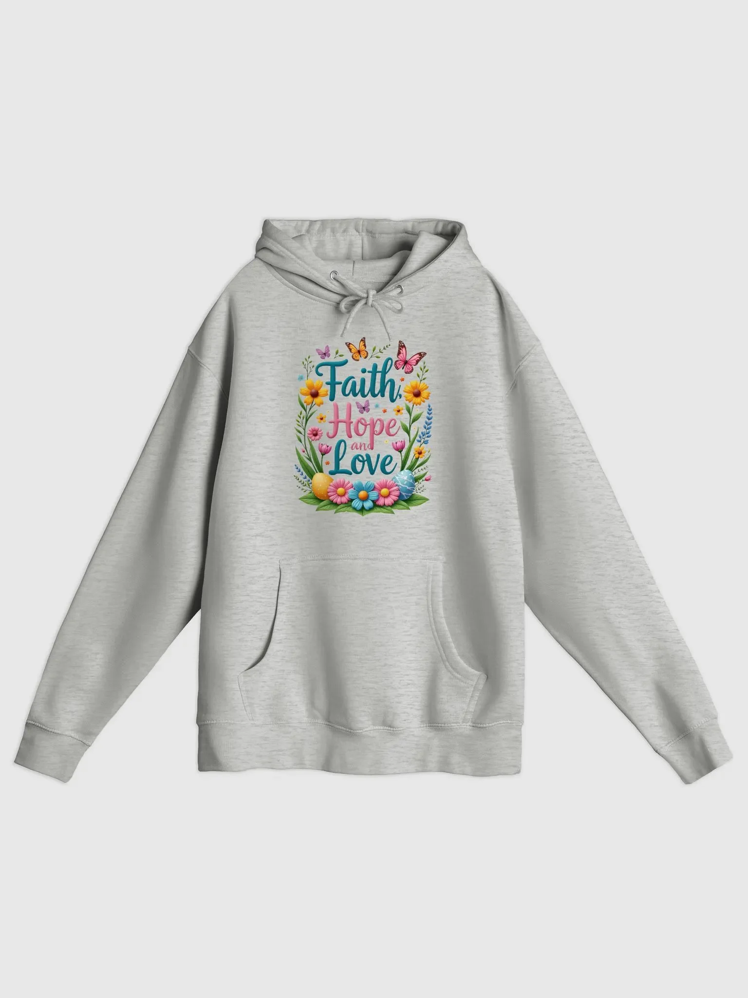 Faith, Hope, and Love Floral Hoodie product image (3)