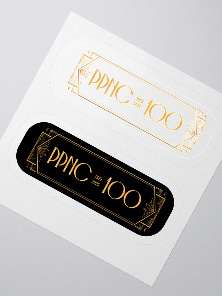 PPNC 100 Year Anniversary Cut Stickers product image (2)