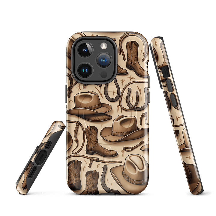 Western Cowboy & Cowgirl iPhone Case – MagSafe Compatible product image (1)