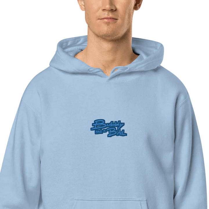 Bubbly and a B*tch (C. creek design) embroidered pigment-dyed hoodie product image (2)