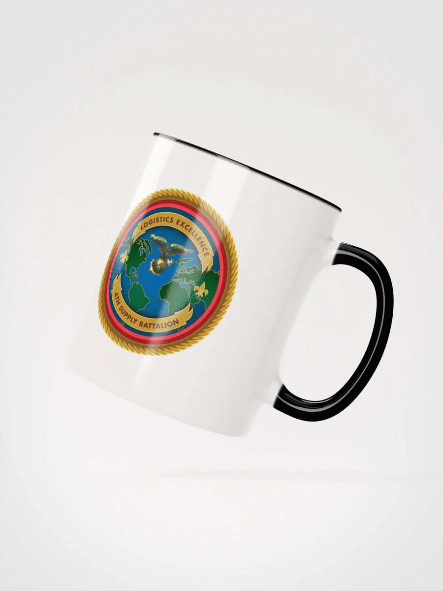 4th Supply Battalion: Coffee Cup White Exterior/Black Interior product image (2)