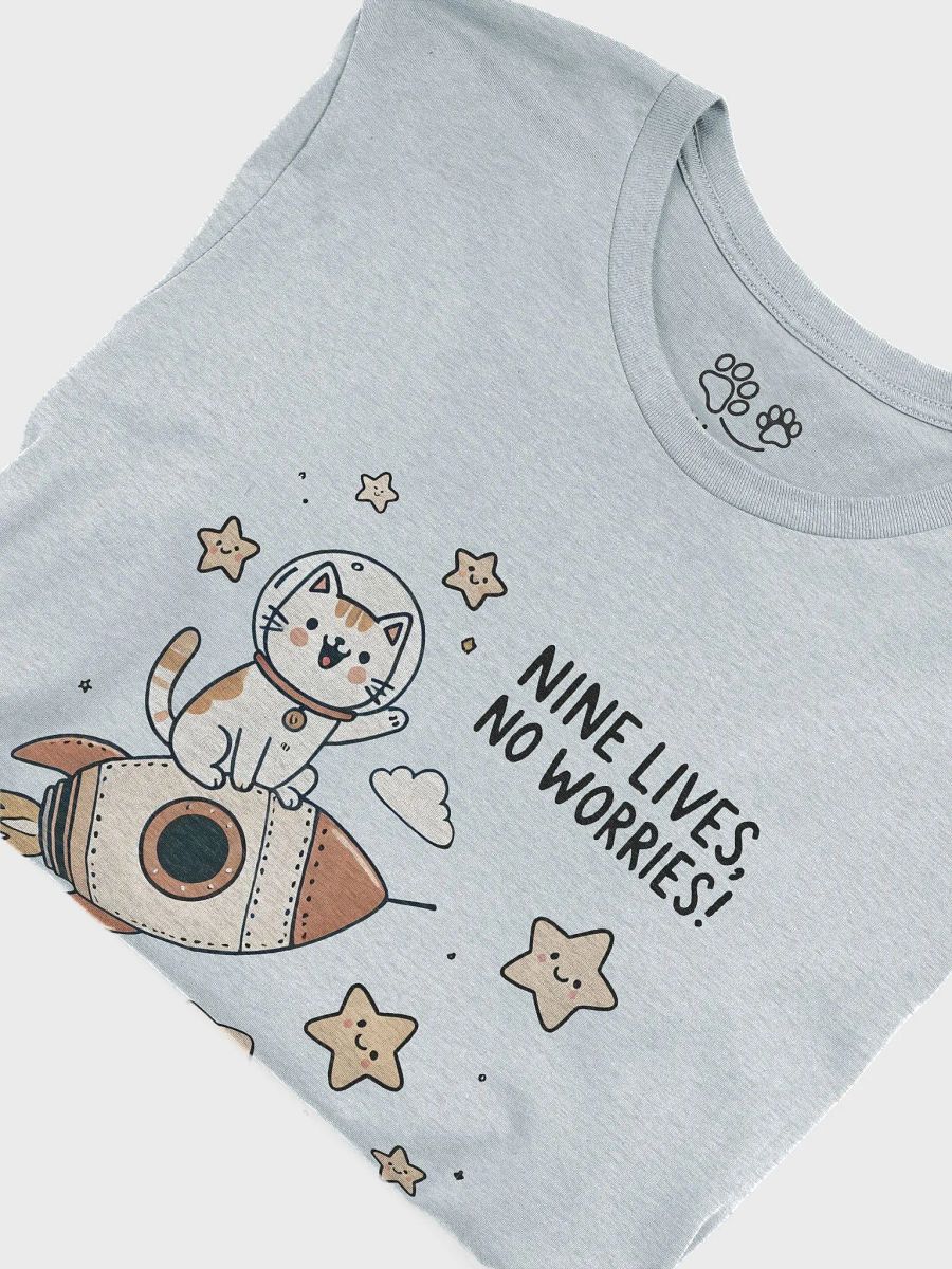 Nine lives, no worries t-shirt 1 product image (6)