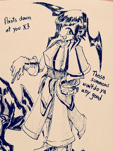 The soulslike pvp experience

Just a random doodle—none of the games have an armor set like this