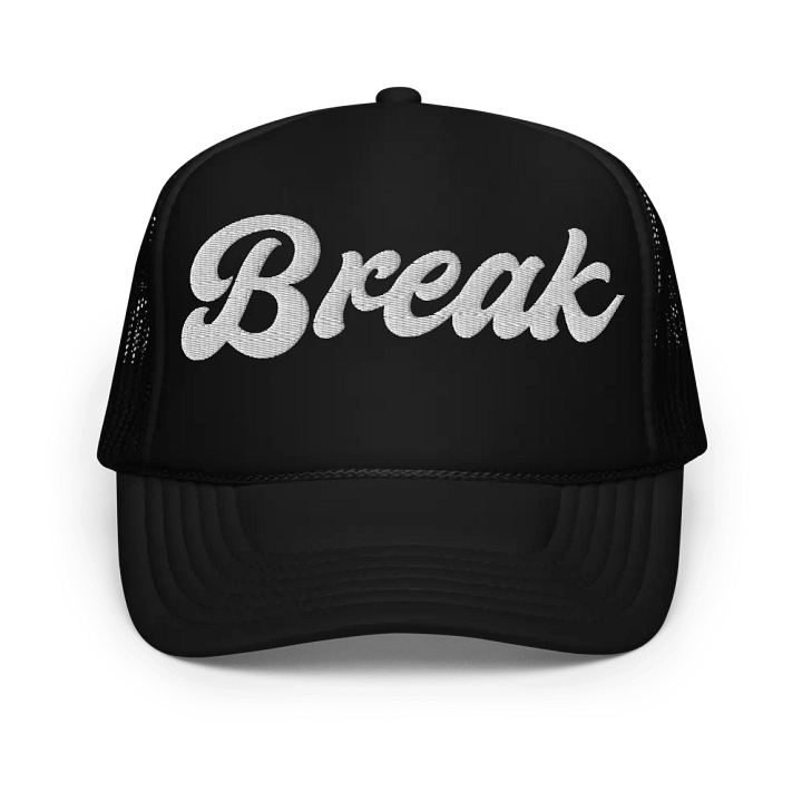 Break - Pixelated Noir Foam Trucker Hat product image (1)