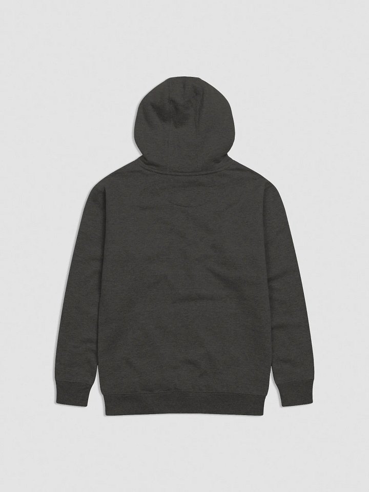 I HATE IT HERE in steno - Embroidered Hoodie (white) product image (2)