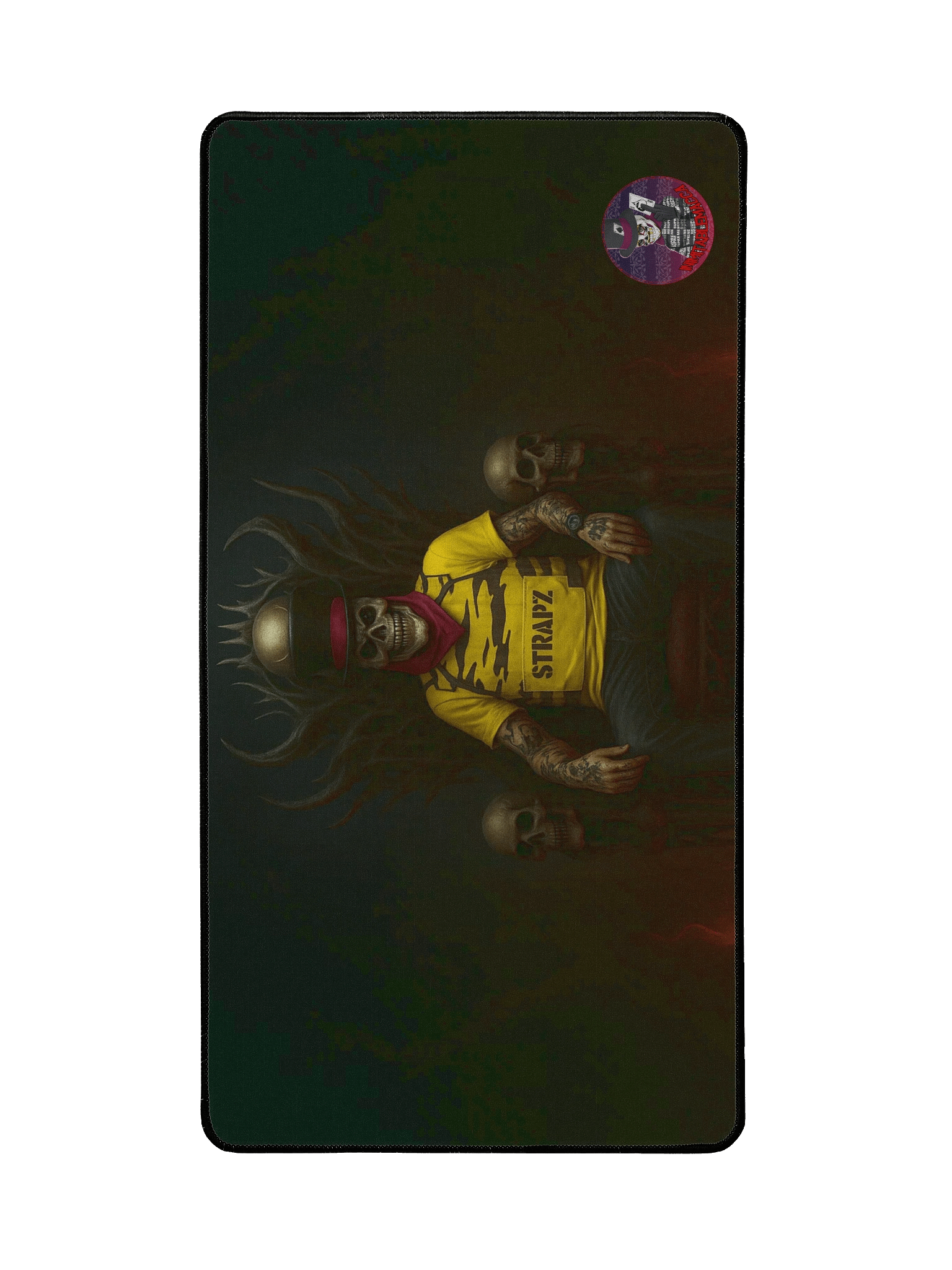 Macca on throne Gaming Desk Matt product image (2)