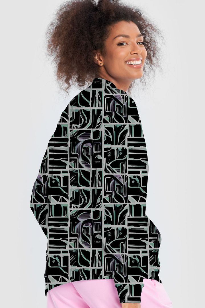 Queen of the Awkward Hug #Autism All Over Print Jacket product image (2)