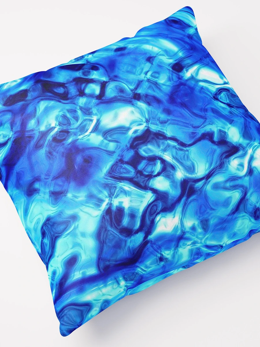 Blue Water Abstract Throw Pillow product image (8)