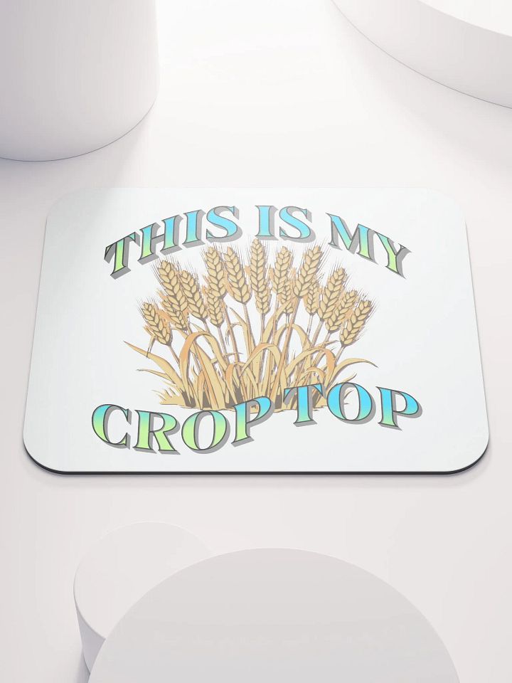 This Is My Crop Top Wheat Fields Mouse Pad product image (1)