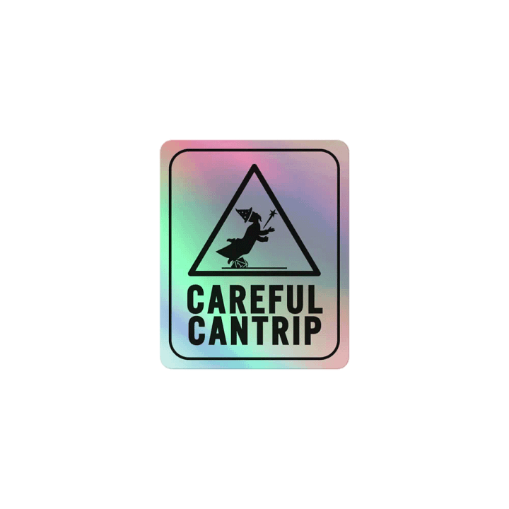 Holographic CC Logo Sticker product image (1)