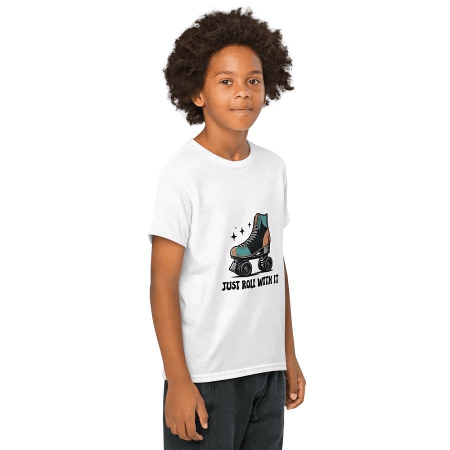 Patchwork Roller Skate Tee for Active Kids product image (4)
