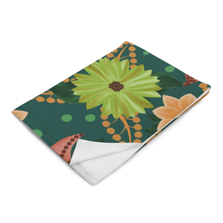 El Yunque Floral Rainforest Blanket product image (14)