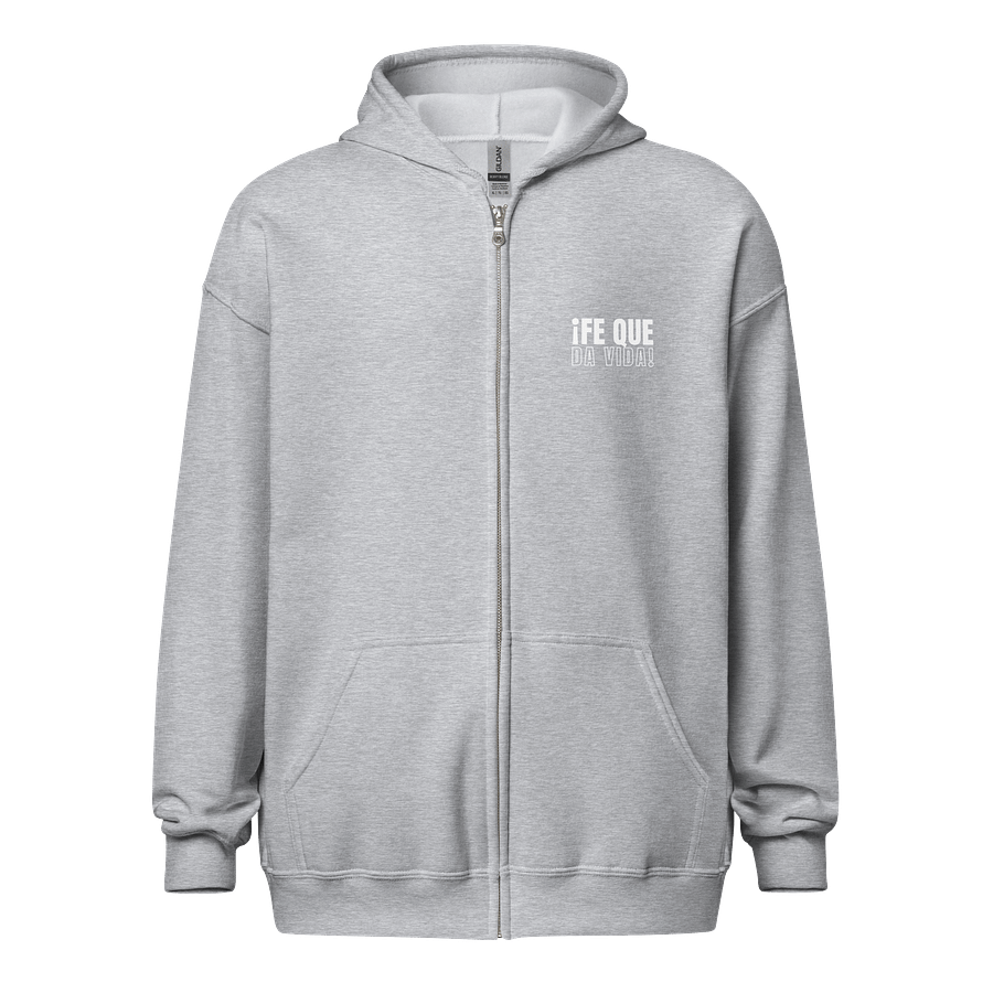 Sudadera Unisex con Capucha y Cremallera | Cristo vive en mí product image (2)