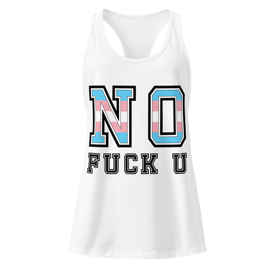 No Fuck U Racerback Tank product image (9)
