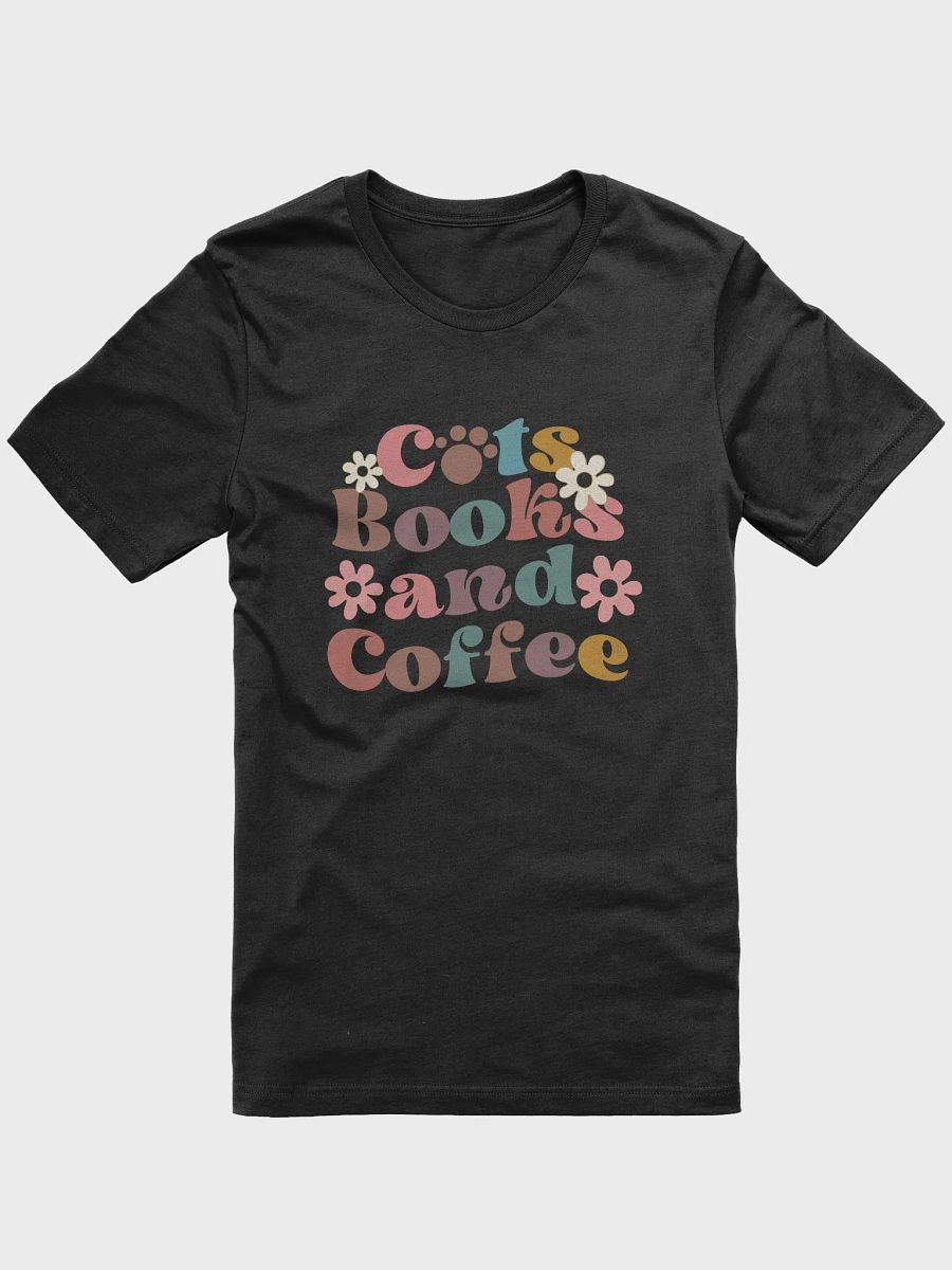 Cats, Books and Coffee T-Shirt product image (1)