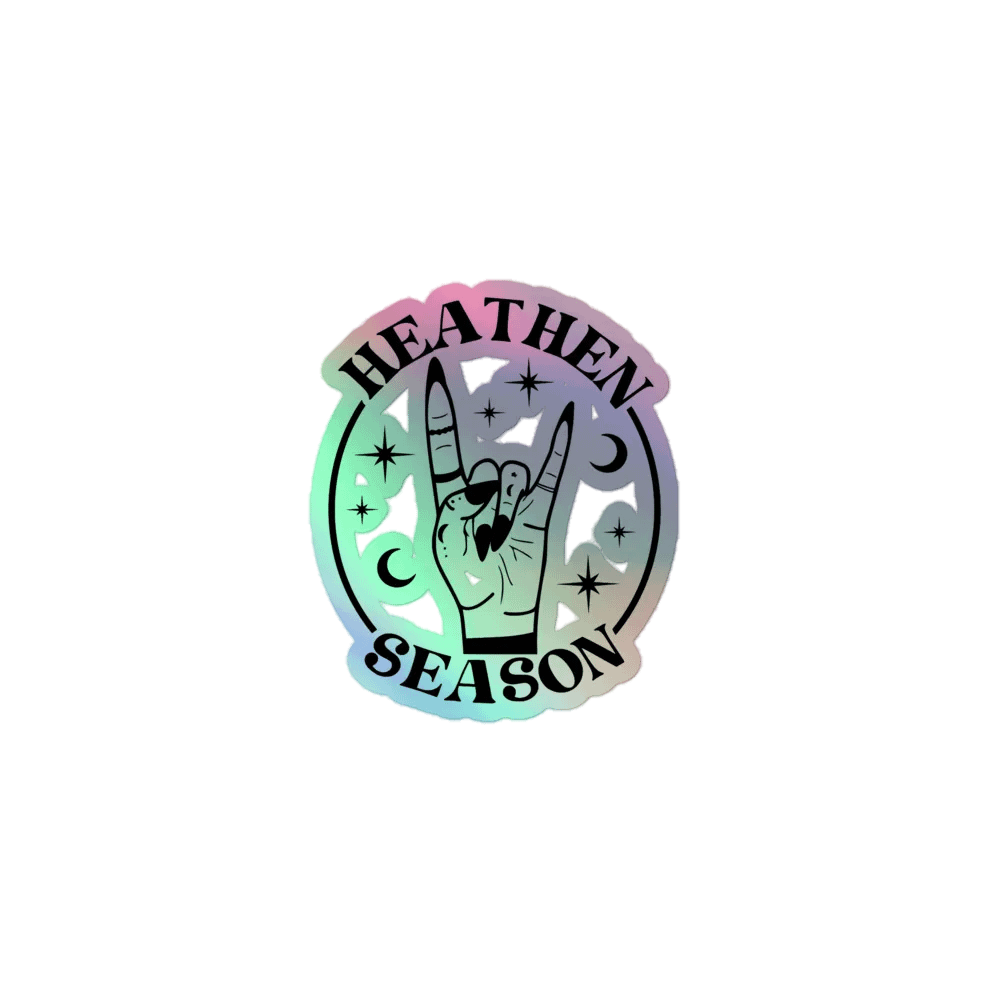 Heathen Season Die-cut Holo Sticker product image (1)