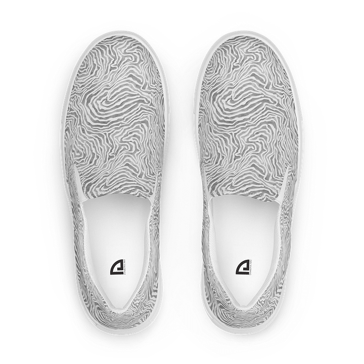 Light Grey Snake Canvas Shoes product image (1)
