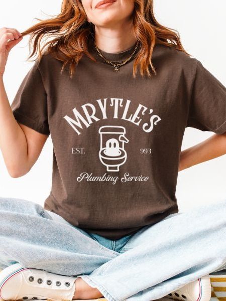 Mrytle Plumbing Vintage Minimalist Shirt product image (31)
